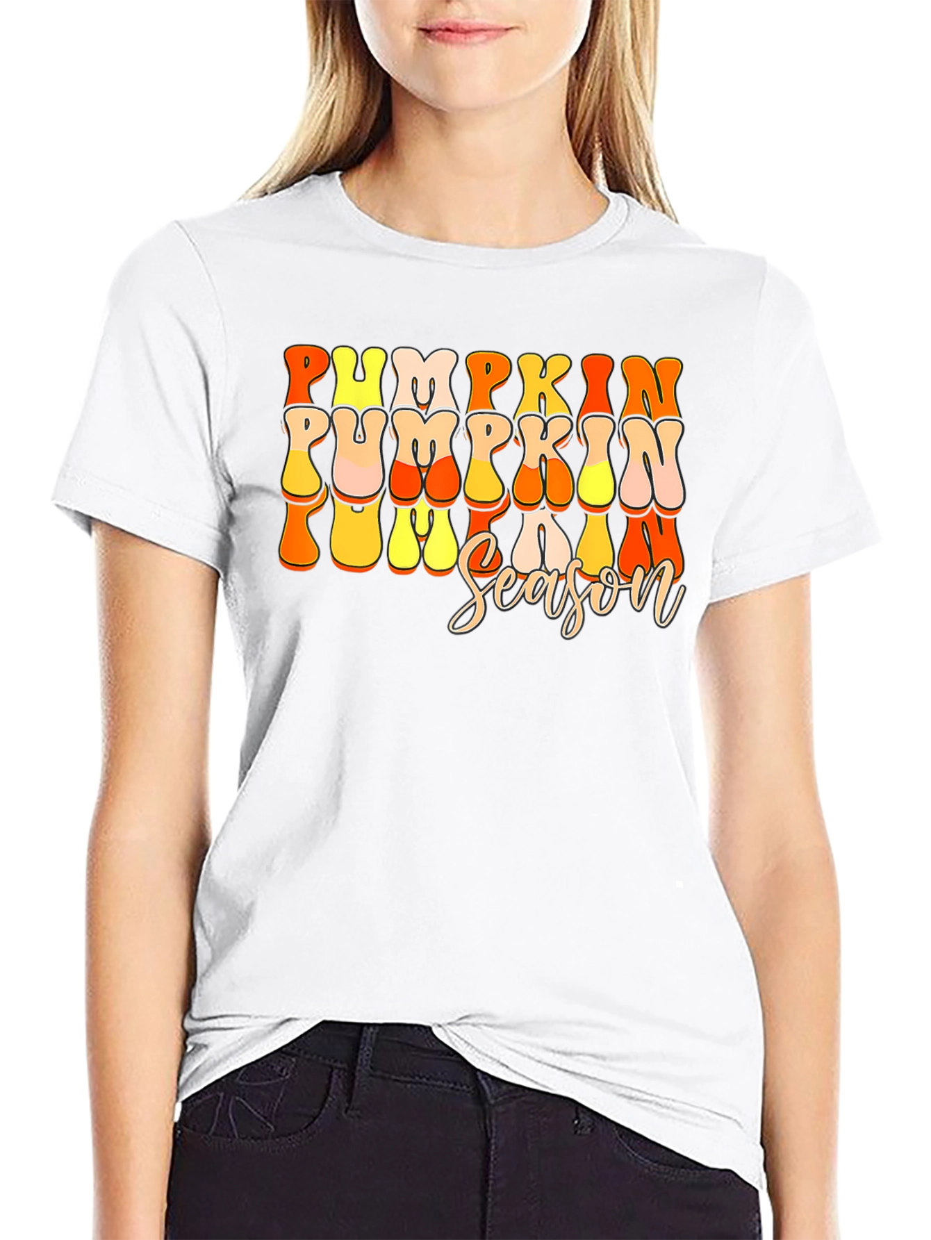 Pumpkin Season Graphic Tee - Fall Apparel