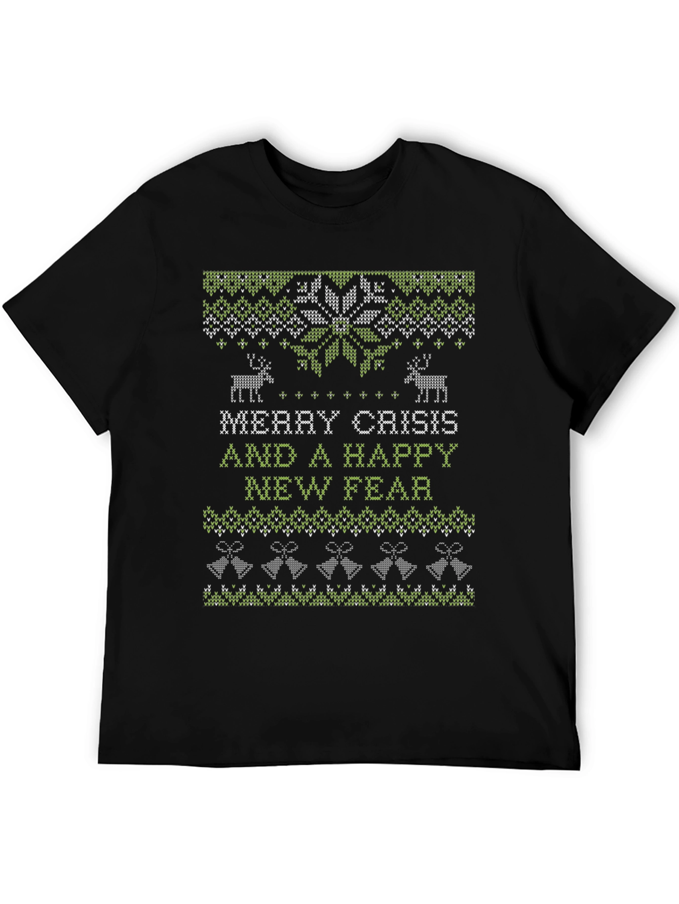 Merry Crisis Ugly Christmas Sweater T-Shirt