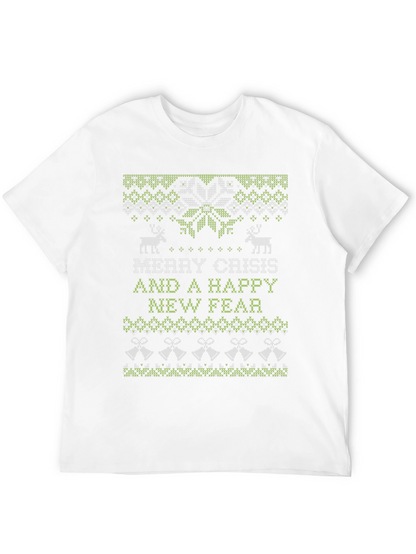 Merry Crisis Ugly Christmas Sweater T-Shirt