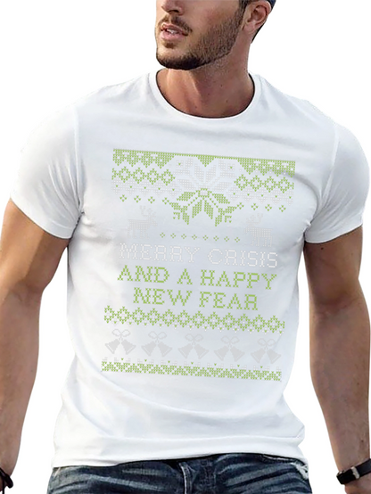 Merry Crisis Ugly Christmas Sweater T-Shirt