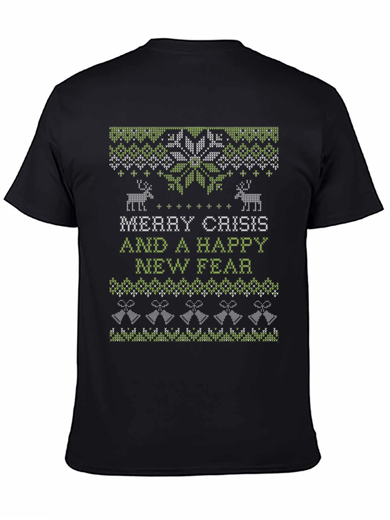 Merry Crisis Ugly Christmas Sweater T-Shirt