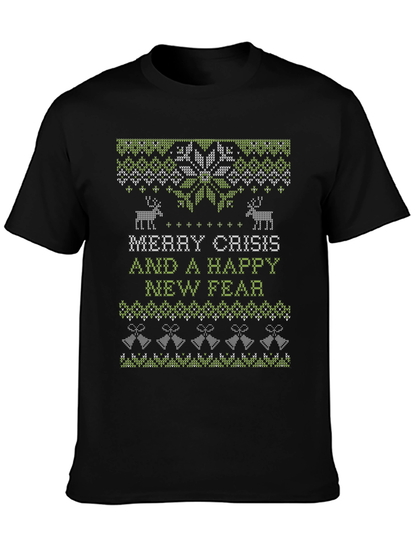 Merry Crisis Ugly Christmas Sweater T-Shirt