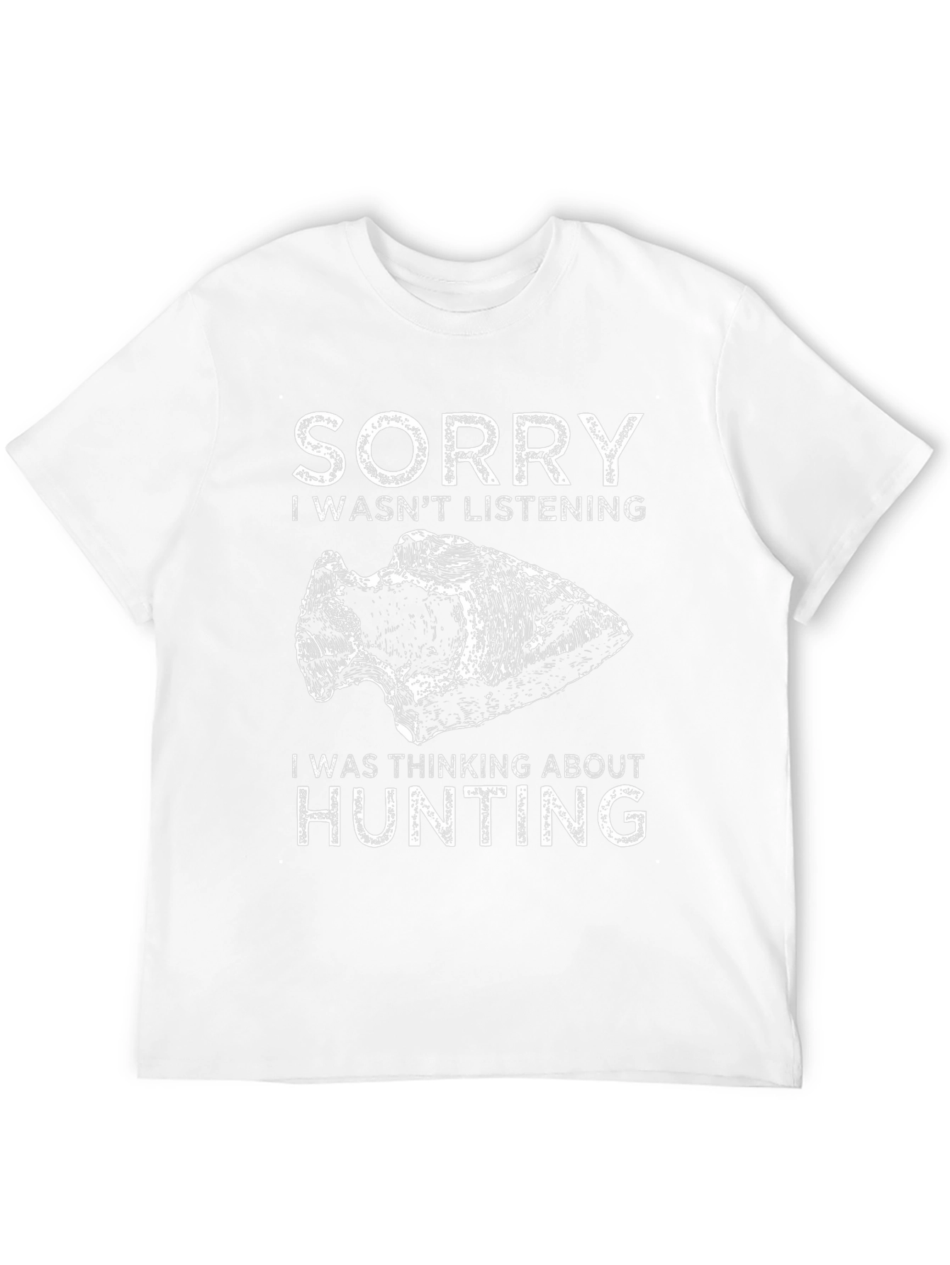 Hunting Graphic T-Shirt - Sorry Thinking About Hunting