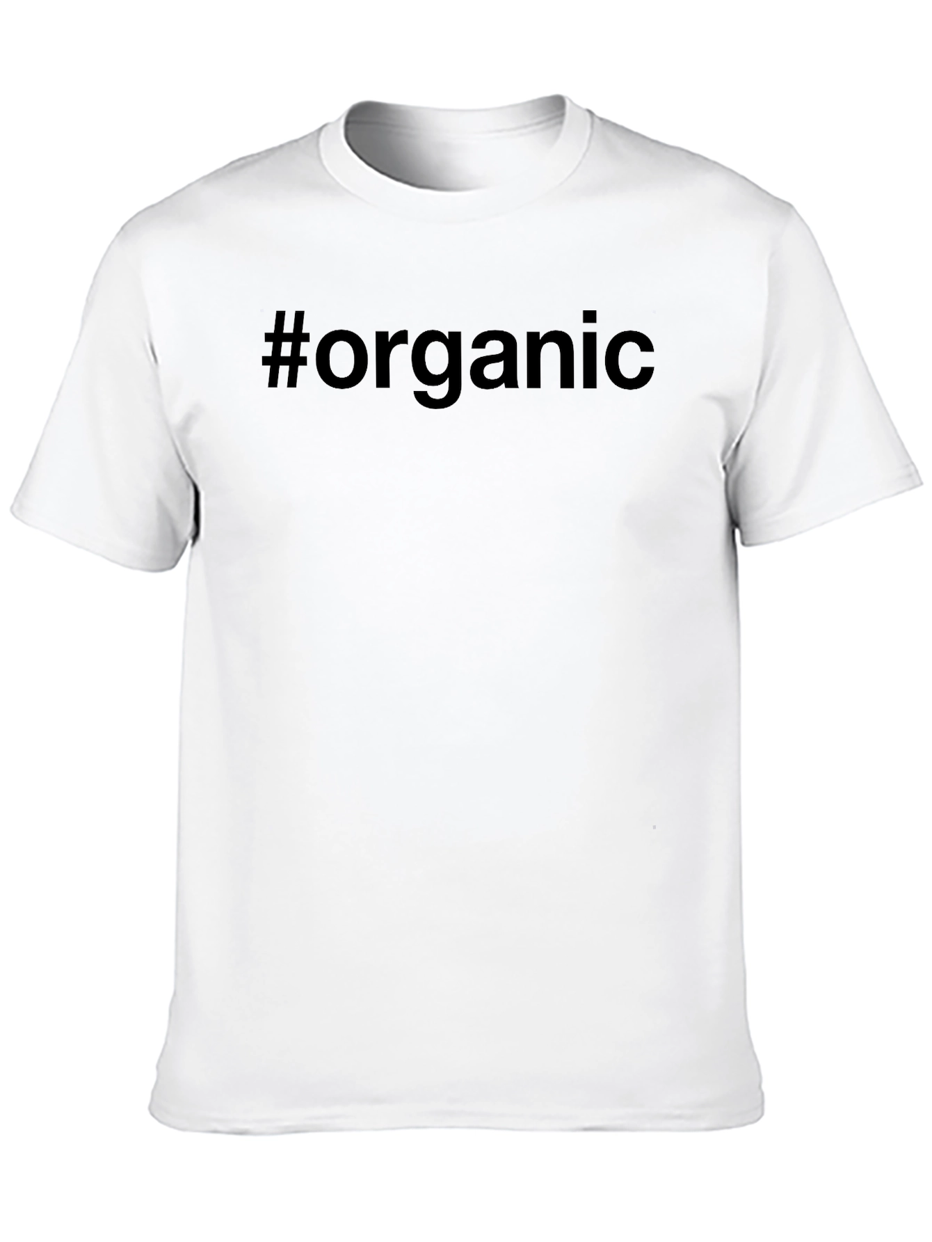 #organic Black T-Shirt