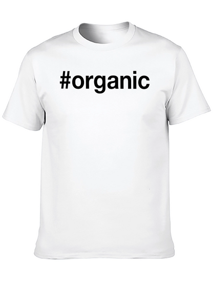 #organic Black T-Shirt