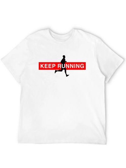 Keep Running Graphic Tee - Black