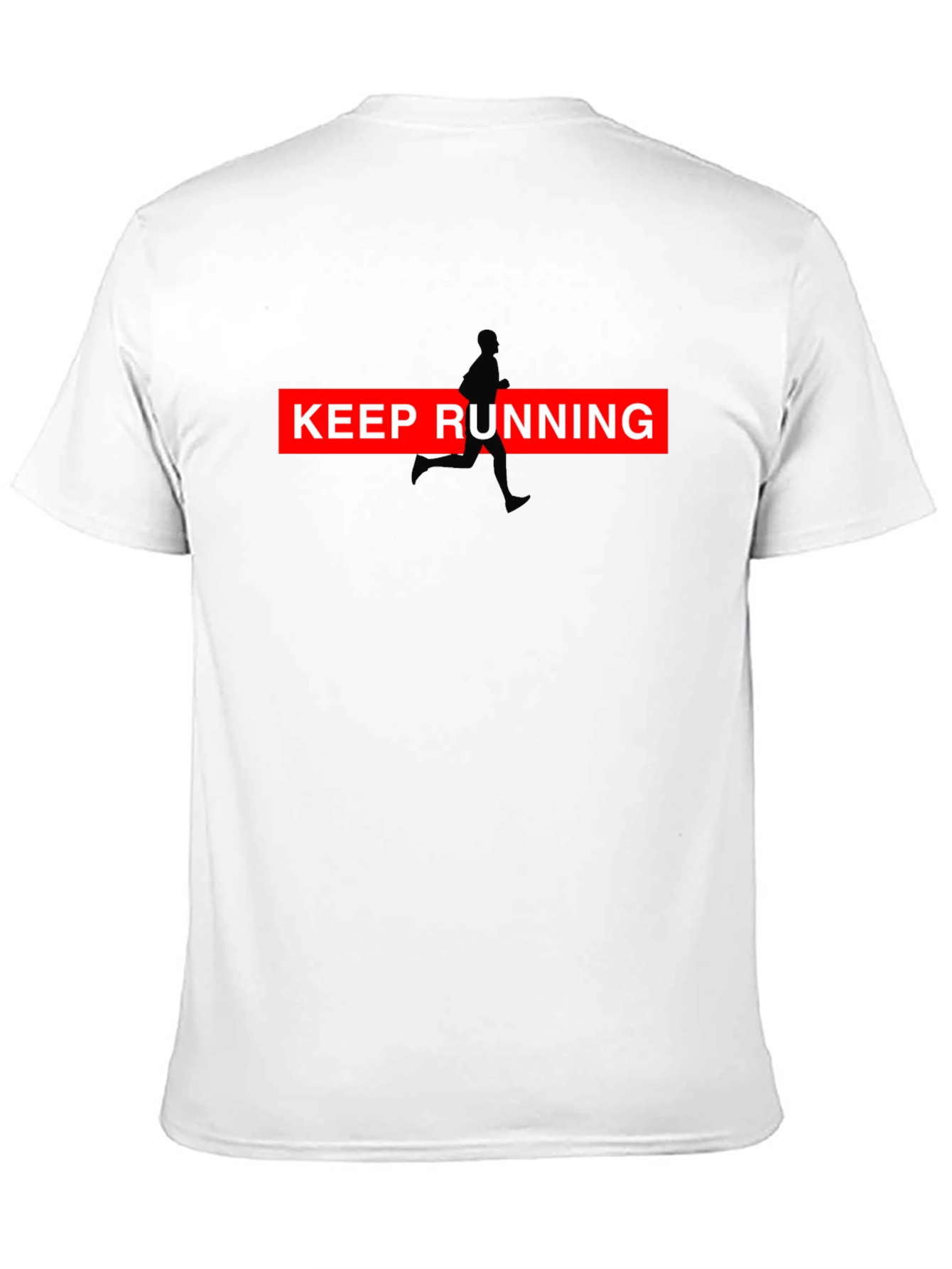 Keep Running Graphic Tee - Black