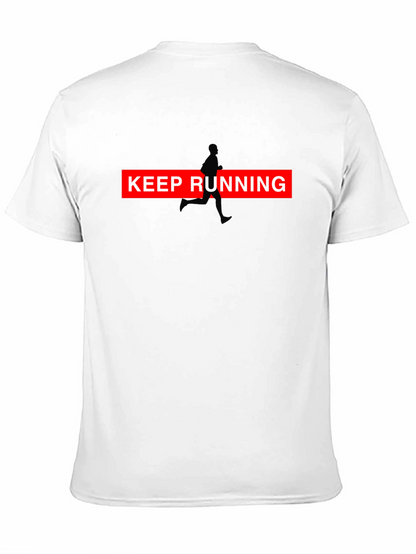 Keep Running Graphic Tee - Black