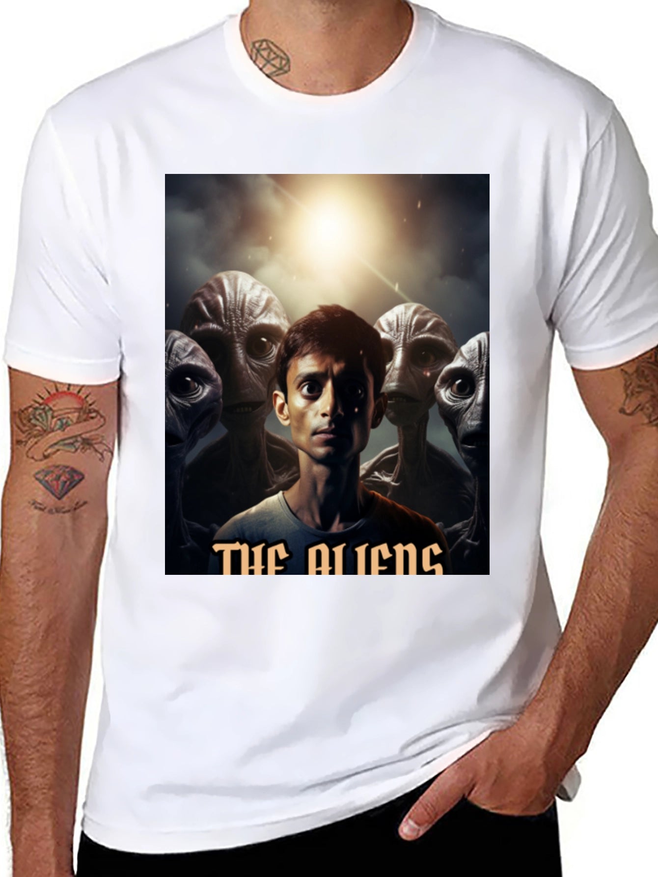 The Aliens Graphic T-Shirt - Black