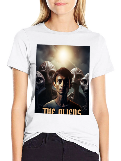 The Aliens Graphic T-Shirt - Black