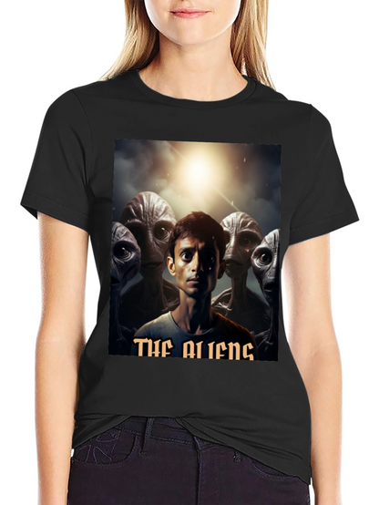 The Aliens Graphic T-Shirt - Black