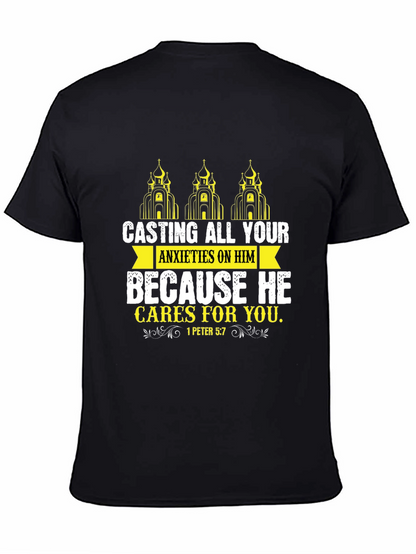 Faith-Based Graphic Tee - Casting All Your Anxieties