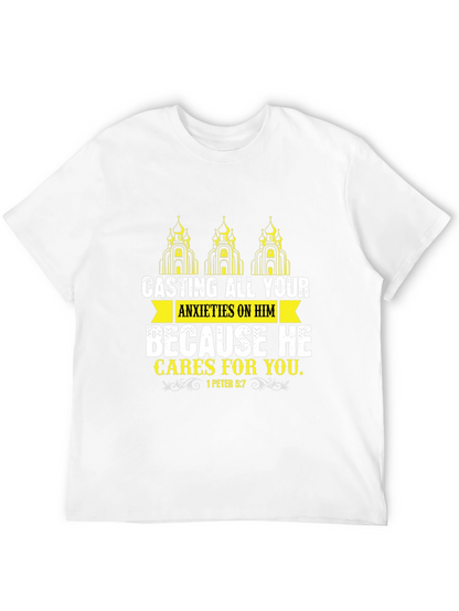 Faith-Based Graphic Tee - Casting All Your Anxieties