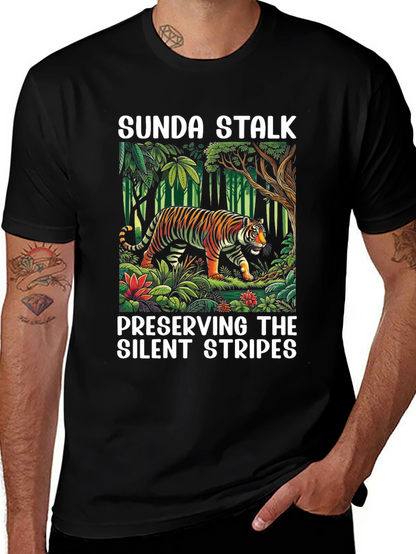 Sunda Stalk Tiger Graphic T-Shirt