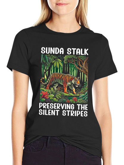 Sunda Stalk Tiger Graphic T-Shirt