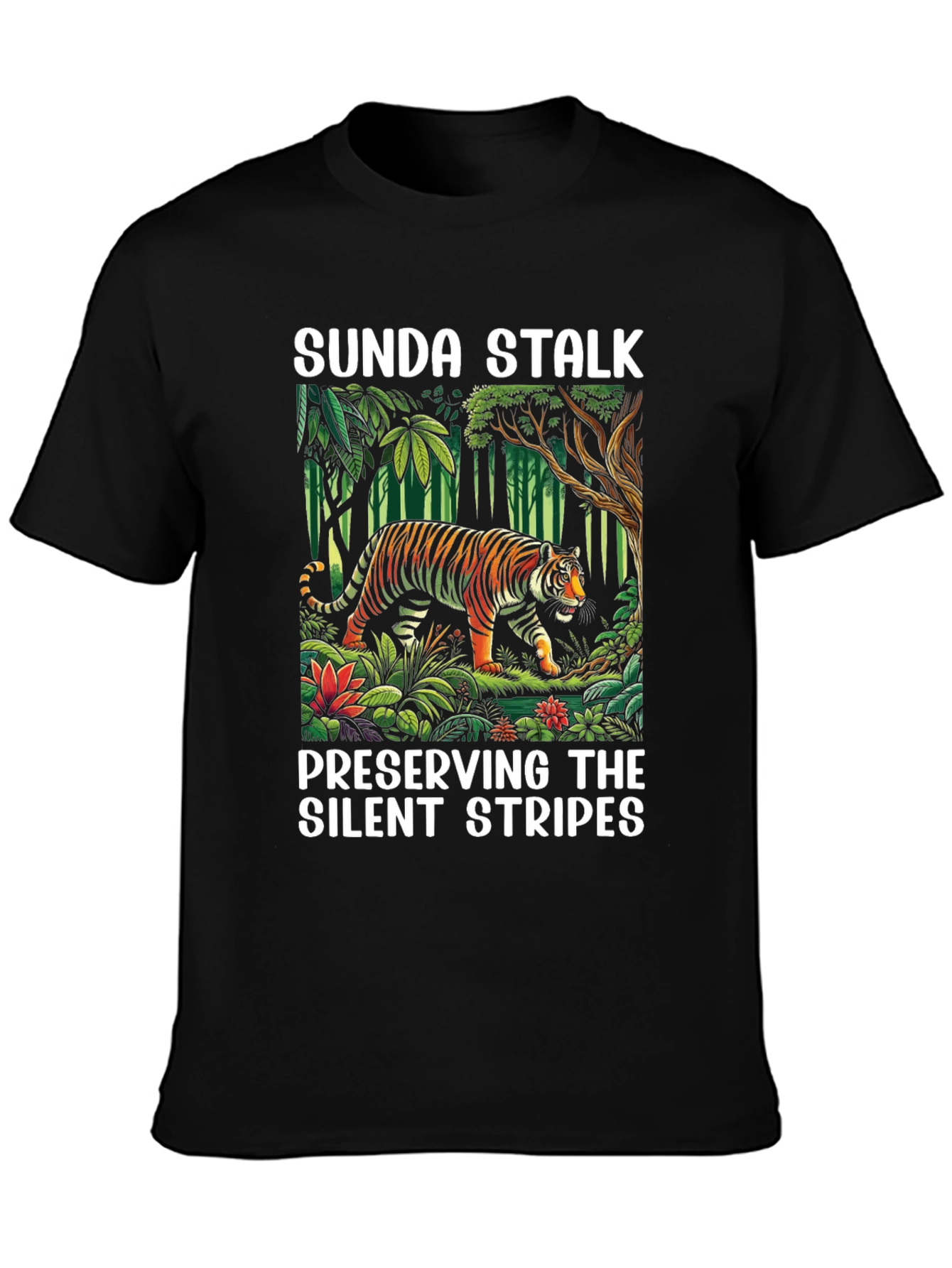 Sunda Stalk Tiger Graphic T-Shirt