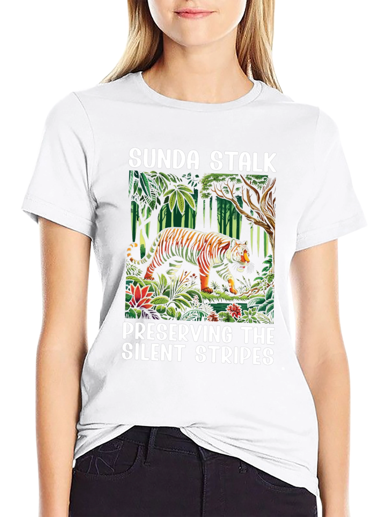Sunda Stalk Tiger Graphic T-Shirt