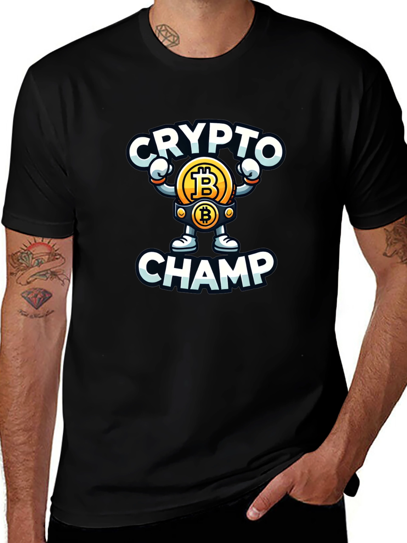 Crypto Champ Bitcoin T-Shirt