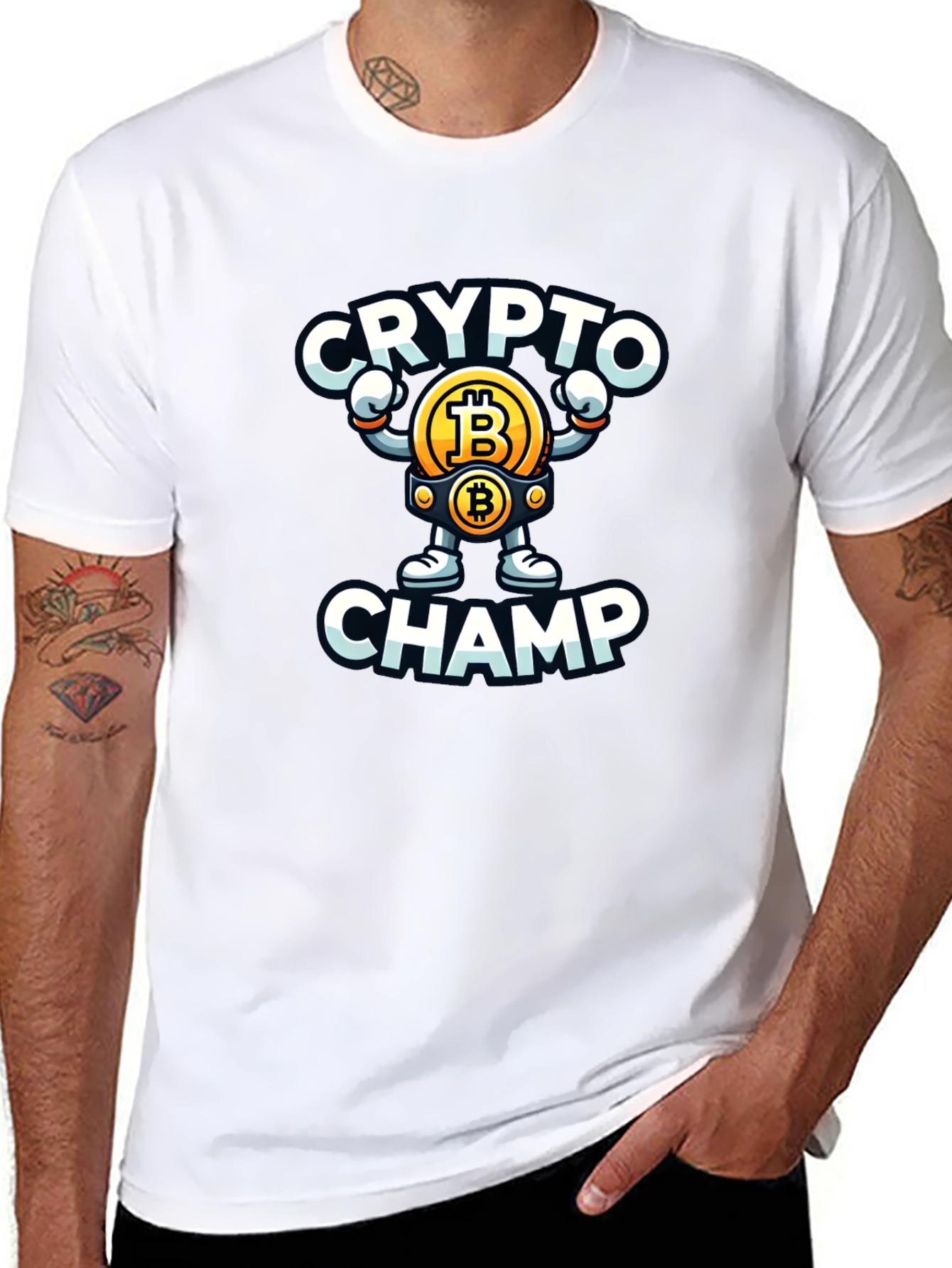 Crypto Champ Bitcoin T-Shirt