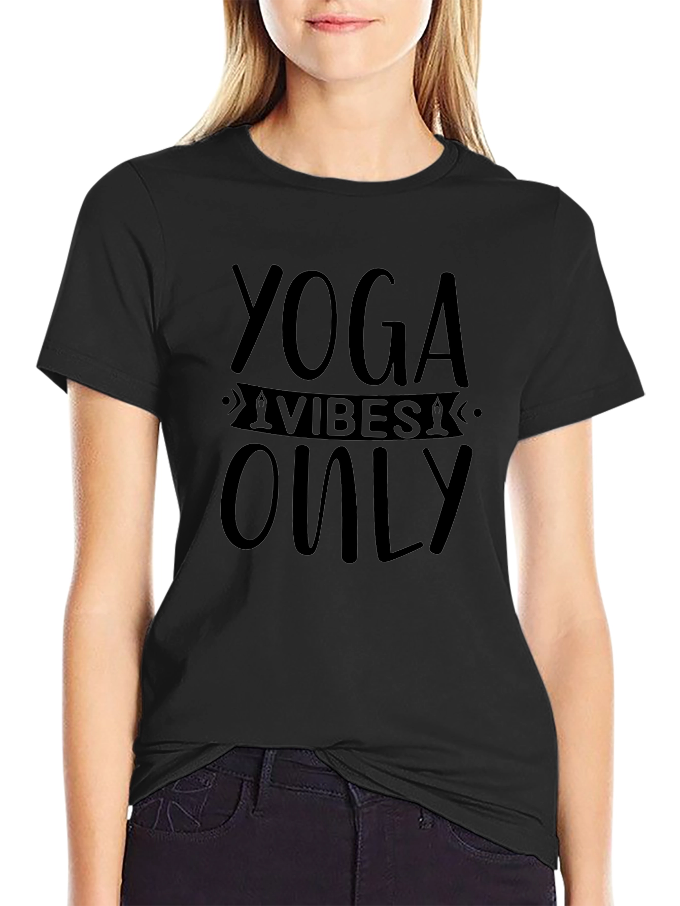 Yoga Vibes Only Graphic Tee