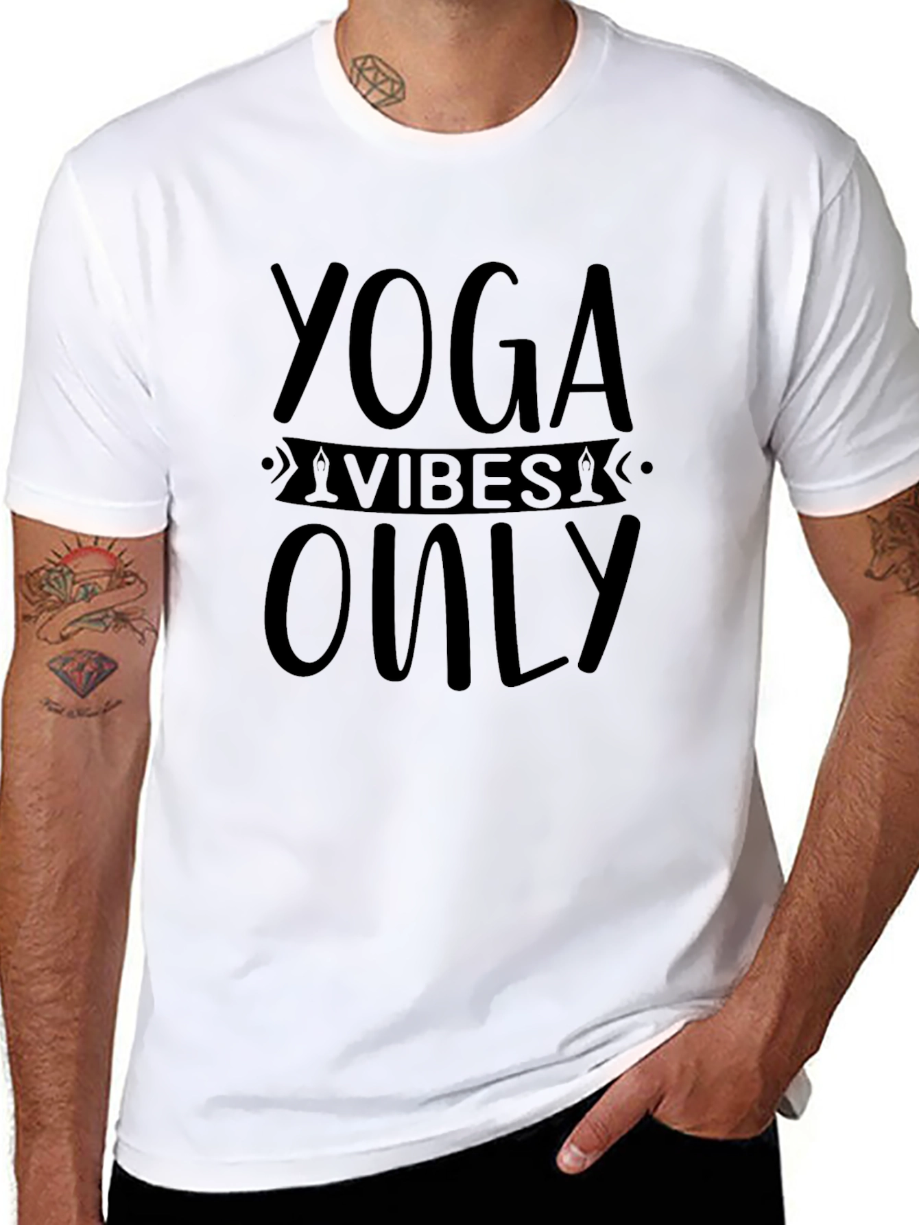 Yoga Vibes Only Graphic Tee
