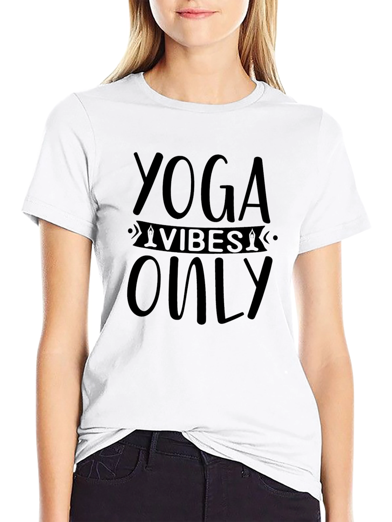 Yoga Vibes Only Graphic Tee
