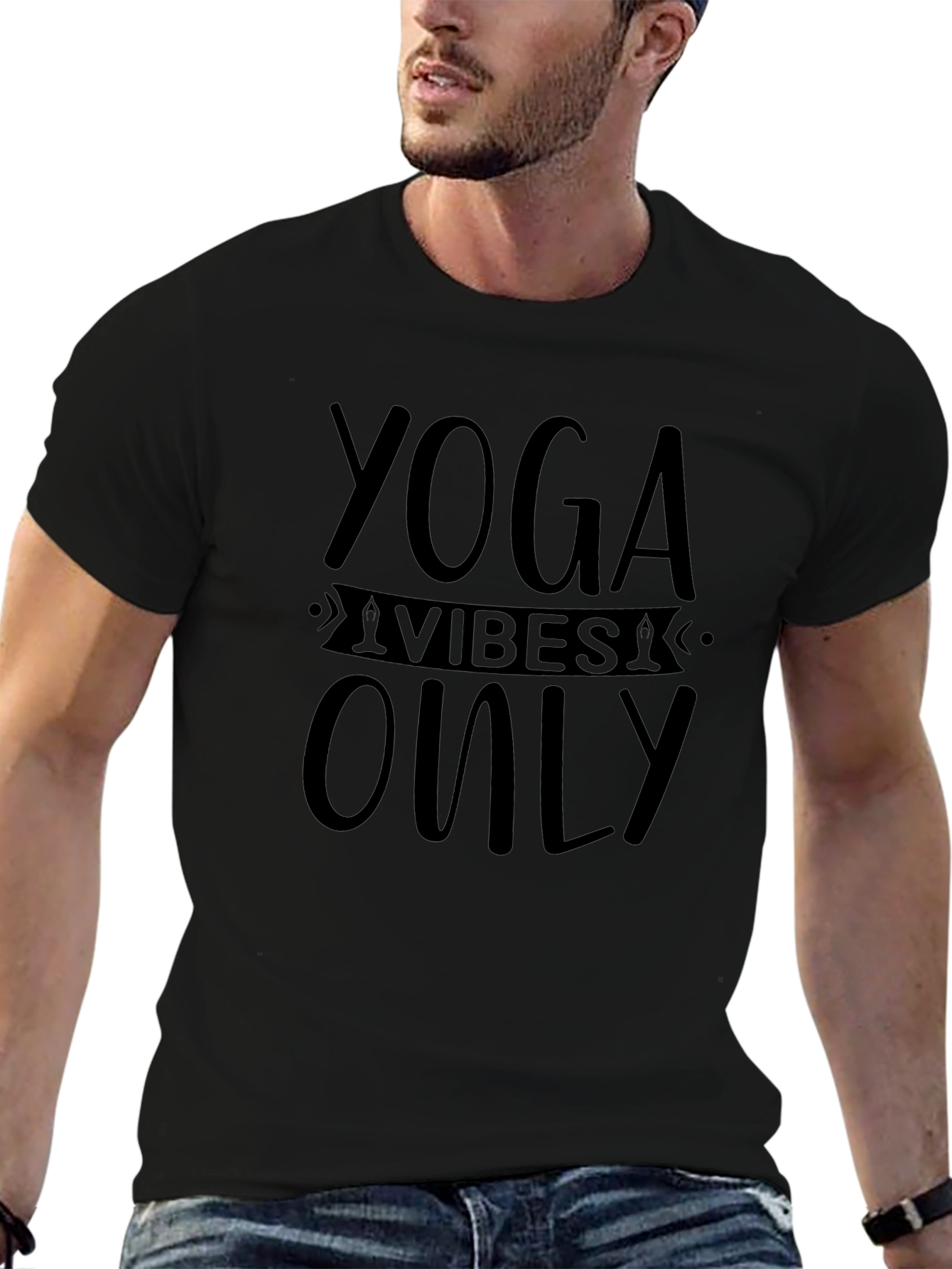 Yoga Vibes Only Graphic Tee