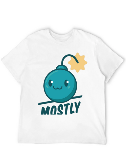 Mostly Harmless Bomb Graphic Tee - Fun Casual Style