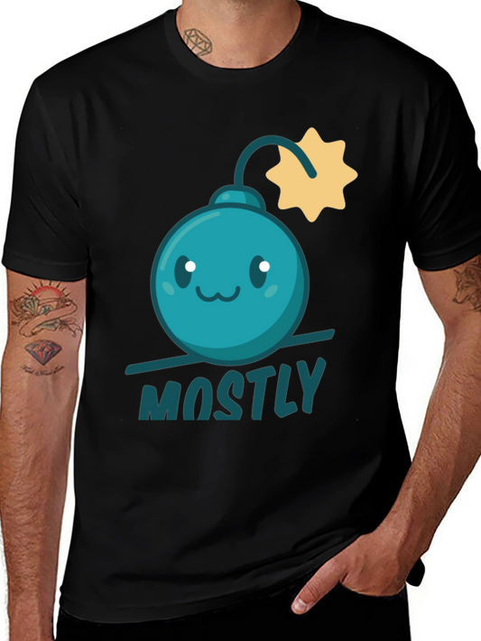 Mostly Harmless Bomb Graphic Tee - Fun Casual Style
