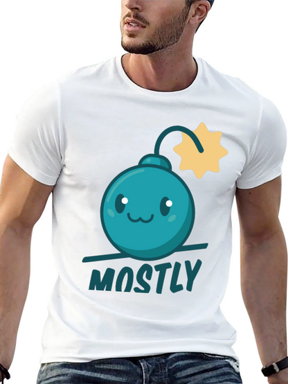 Mostly Harmless Bomb Graphic Tee - Fun Casual Style