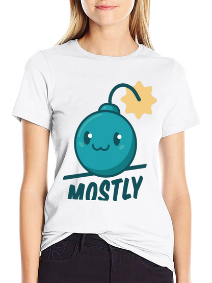 Mostly Harmless Bomb Graphic Tee - Fun Casual Style