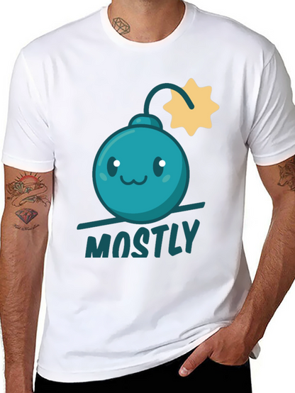Mostly Harmless Bomb Graphic Tee - Fun Casual Style