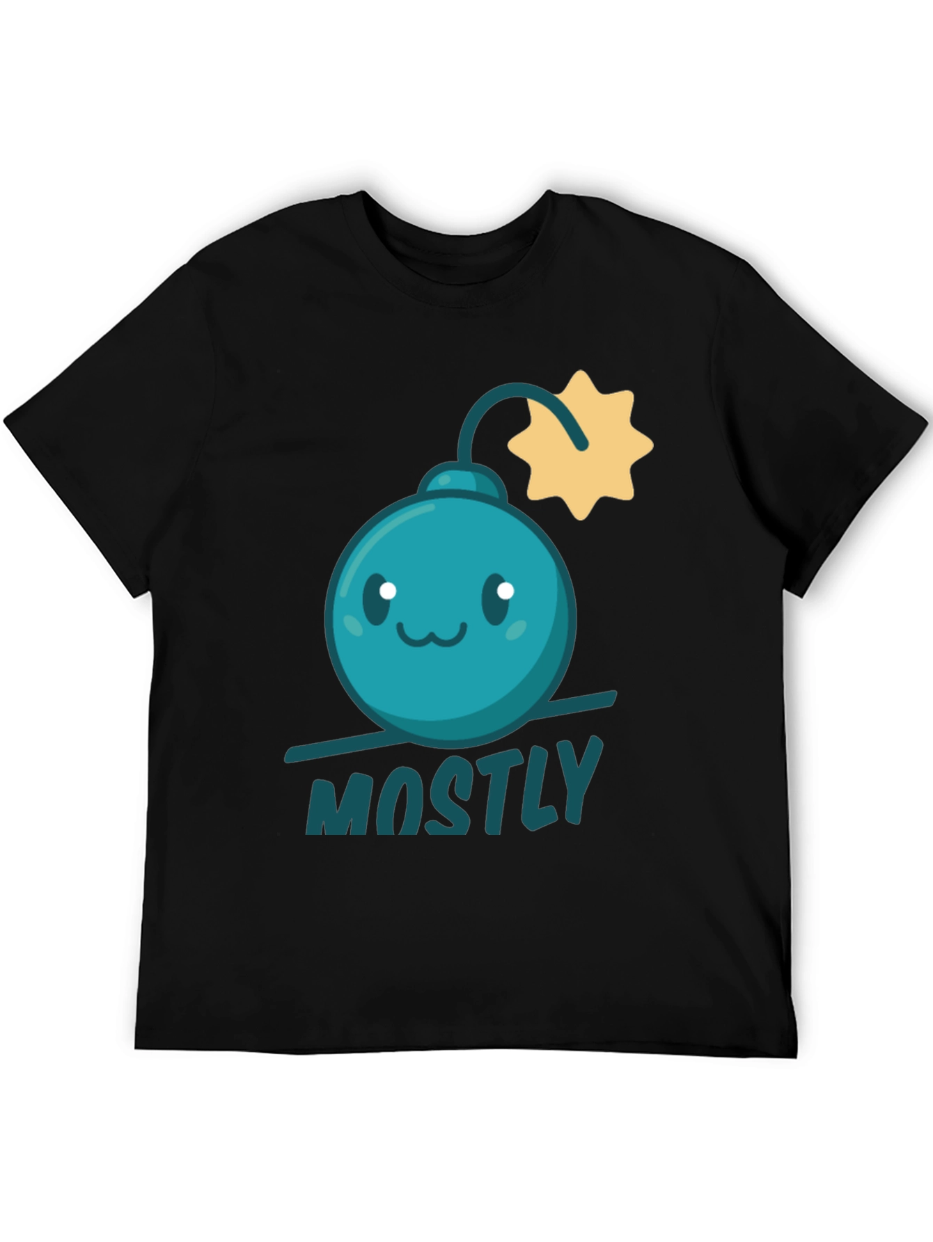 Mostly Harmless Bomb Graphic Tee - Fun Casual Style