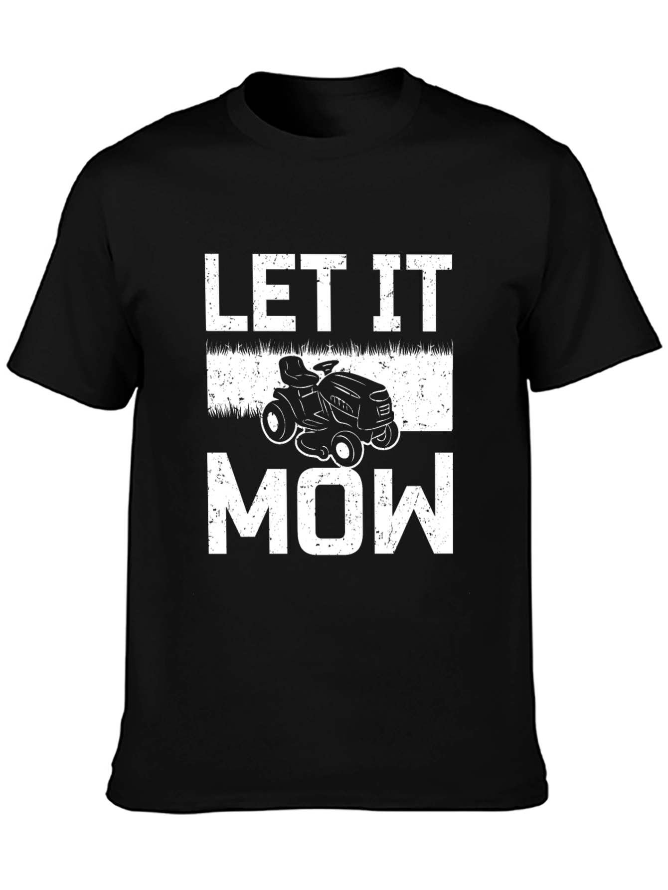 Let It Mow T-Shirt - Lawn Mower Graphic Tee