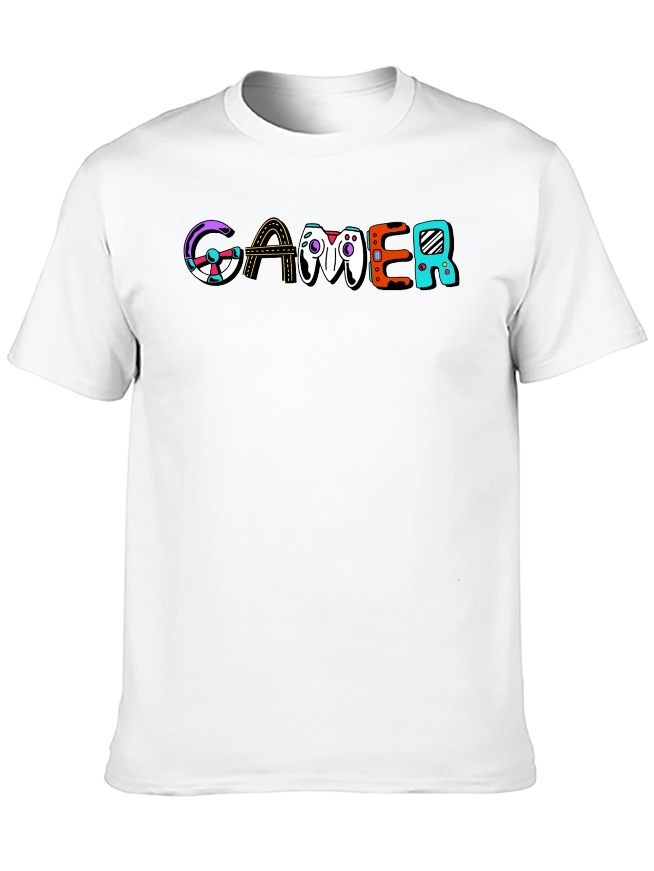 Gamer Graphic Print T-Shirt