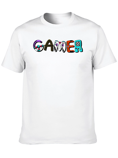 Gamer Graphic Print T-Shirt