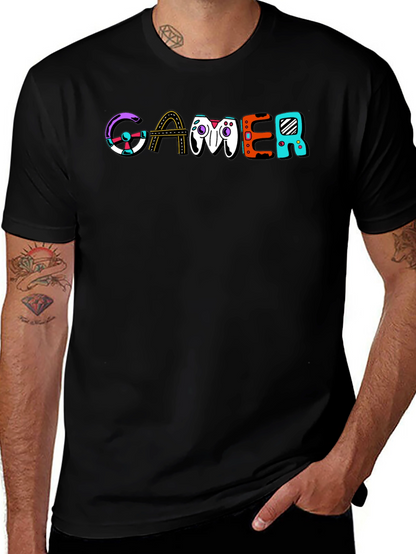 Gamer Graphic Print T-Shirt