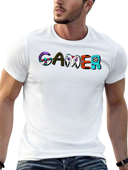 Gamer Graphic Print T-Shirt