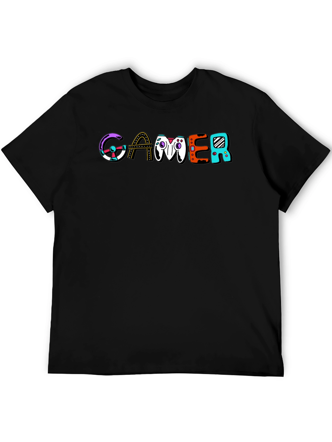 Gamer Graphic Print T-Shirt