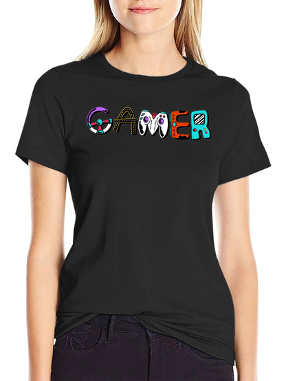 Gamer Graphic Print T-Shirt