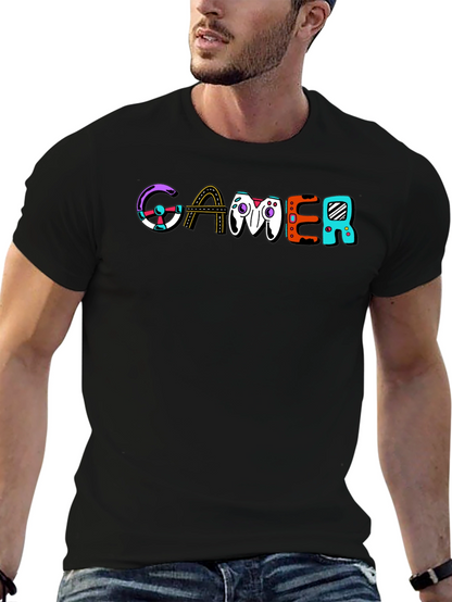 Gamer Graphic Print T-Shirt