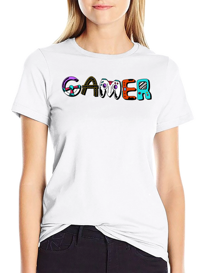Gamer Graphic Print T-Shirt