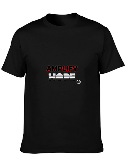 Amplify Hope Black Graphic T-Shirt