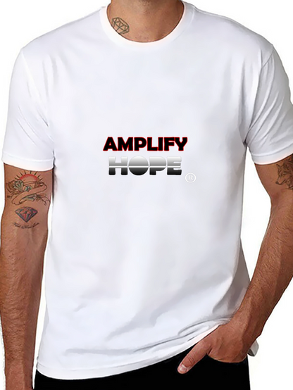 Amplify Hope Black Graphic T-Shirt