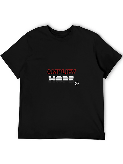 Amplify Hope Black Graphic T-Shirt