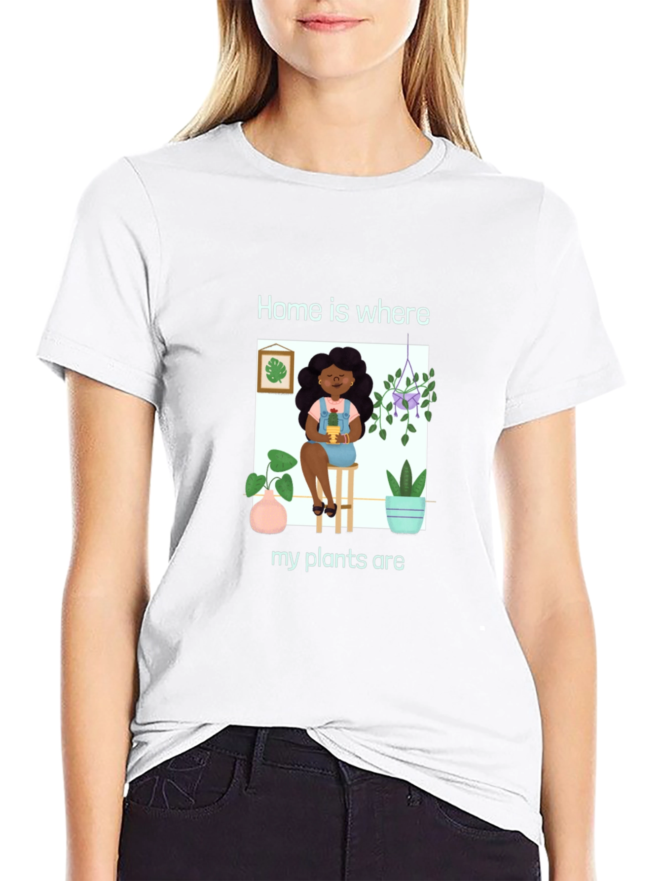 Home is Where My Plants Are Graphic T-Shirt