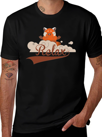 Relax Red Panda Meditation T-Shirt