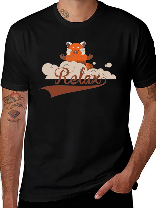 Relax Red Panda Meditation T-Shirt
