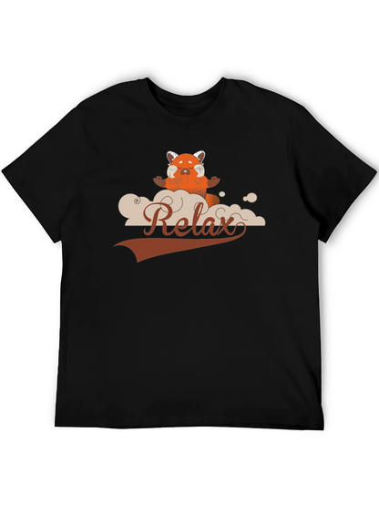 Relax Red Panda Meditation T-Shirt