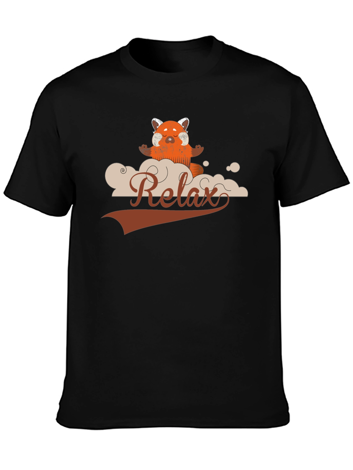 Relax Red Panda Meditation T-Shirt